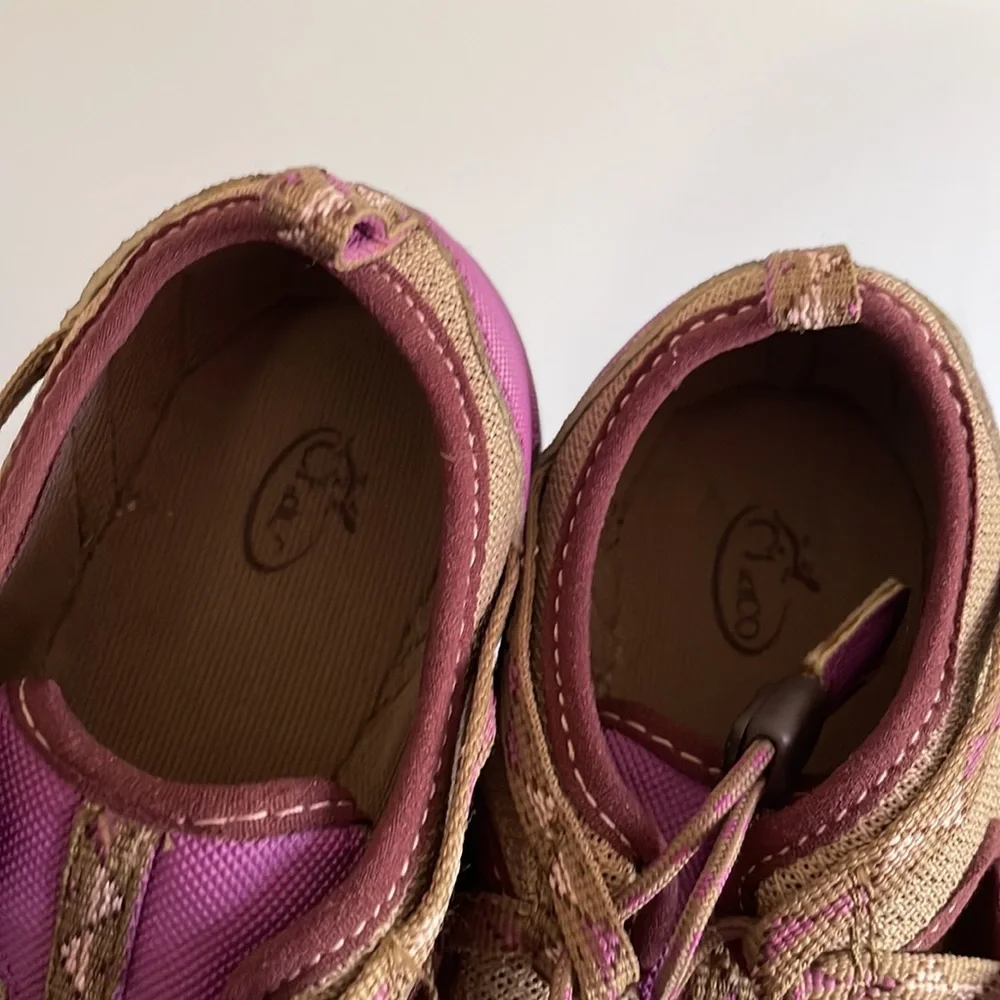 Chaco’s outcross water hiking shoes size 2 purple